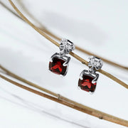 Butterfly Garnet Earrings
